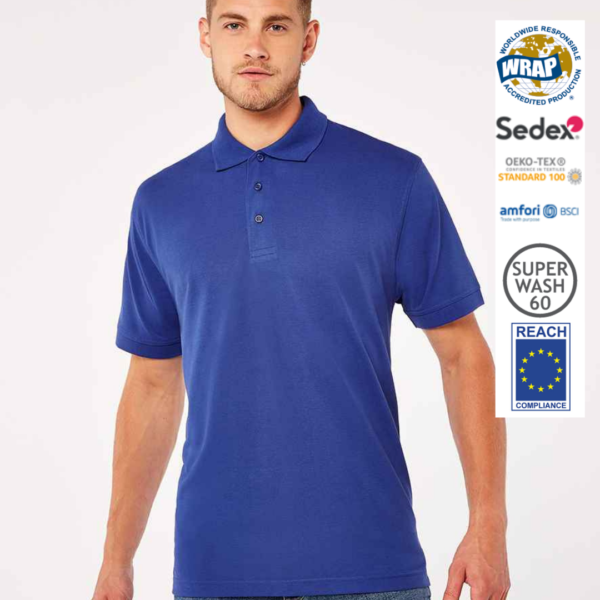 Men's Polo Shirt Customised With Your Logo